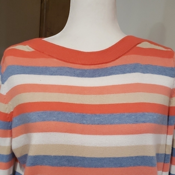 SUMMER & Sage Striped Sweater NWOT - Picture 2 of 7